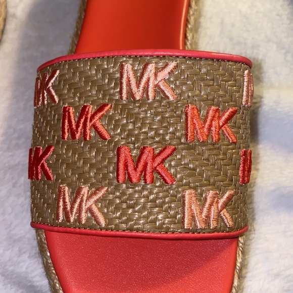 NWOT Michael Kors Sadler Wedge Dahlia Multi size 8 - Picture 6 of 7